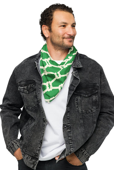 Lucky Paws Club Bone Patterned Bandana