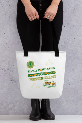 Lucky Paws CluB Tote Bag