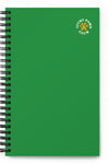 Green Lucky Paws Club Spiral Notebook