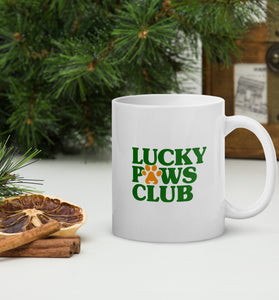 Lucky Paws Club Logo Glossy Mug