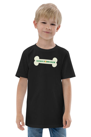 Lucky Paws Club Dog Bone Logo Kids/Youth Shirt