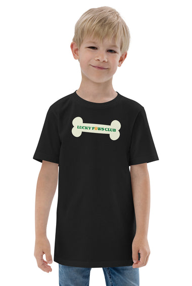 Lucky Paws Club Dog Bone Logo Kids/Youth Shirt