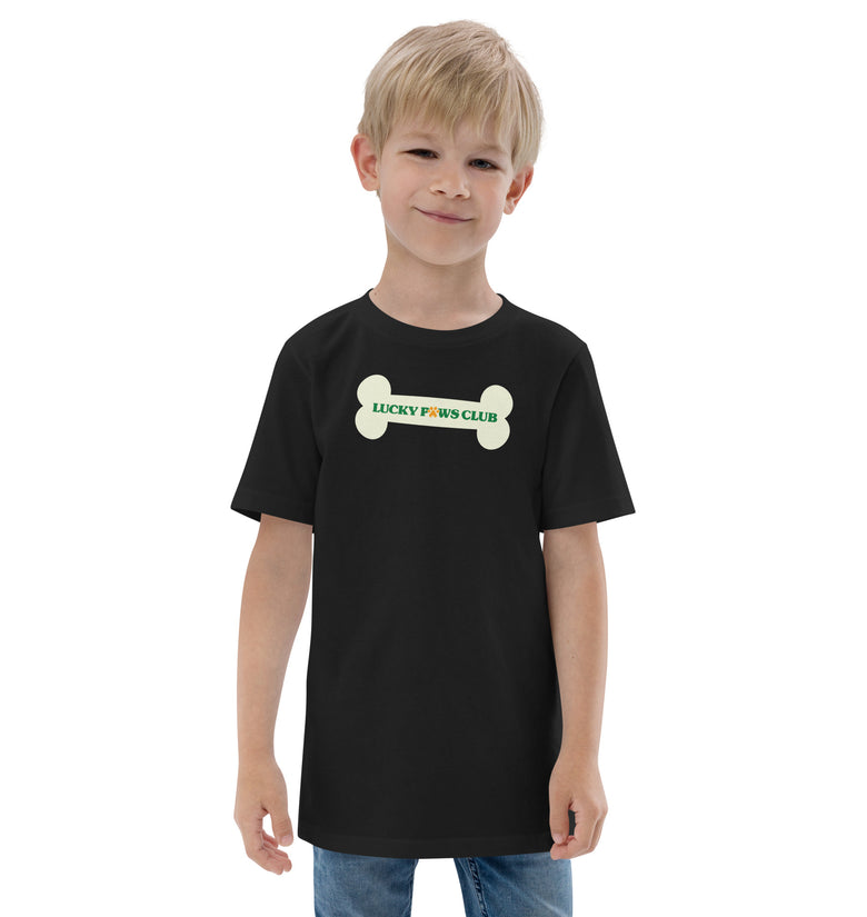 Lucky Paws Club Dog Bone Logo Kids/Youth Shirt